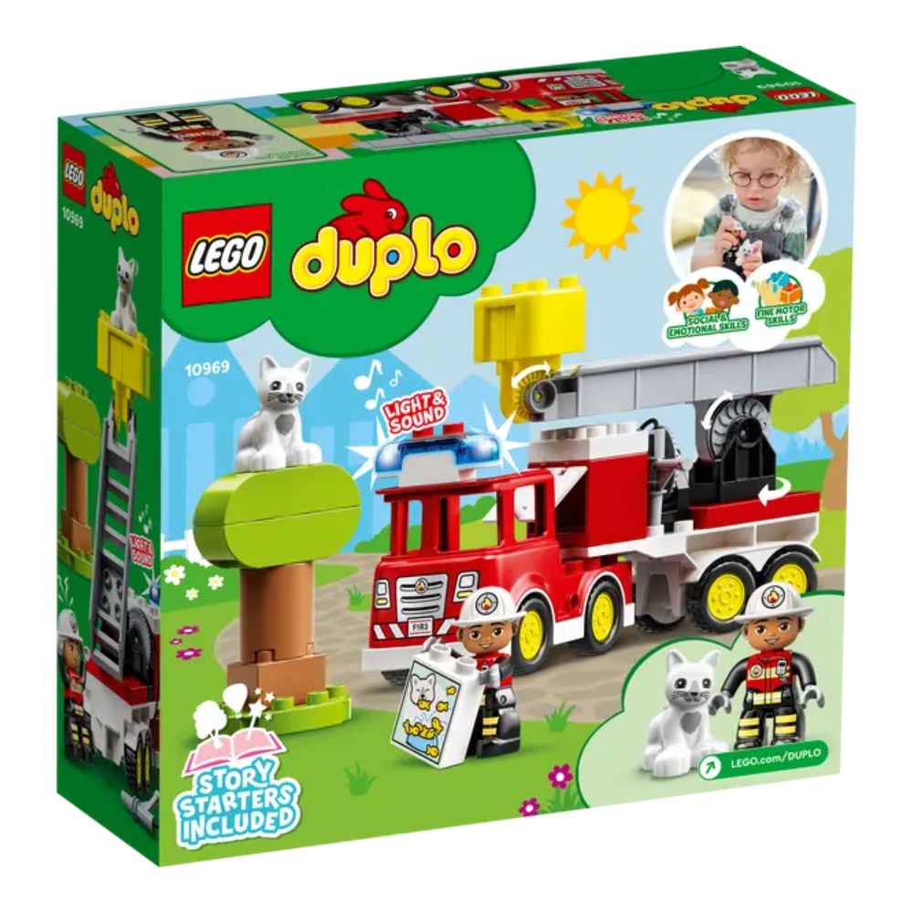 LEGO Duplo Town Πυροσβεστικό Φορτηγό με Φώτα και Σειρήνα 10969 - LEGO, LEGO Duplo, LEGO Duplo Town