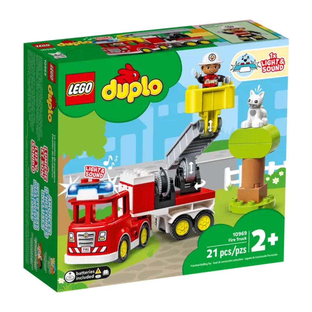 LEGO Duplo Town Πυροσβεστικό Φορτηγό με Φώτα και Σειρήνα 10969 - LEGO, LEGO Duplo, LEGO Duplo Town