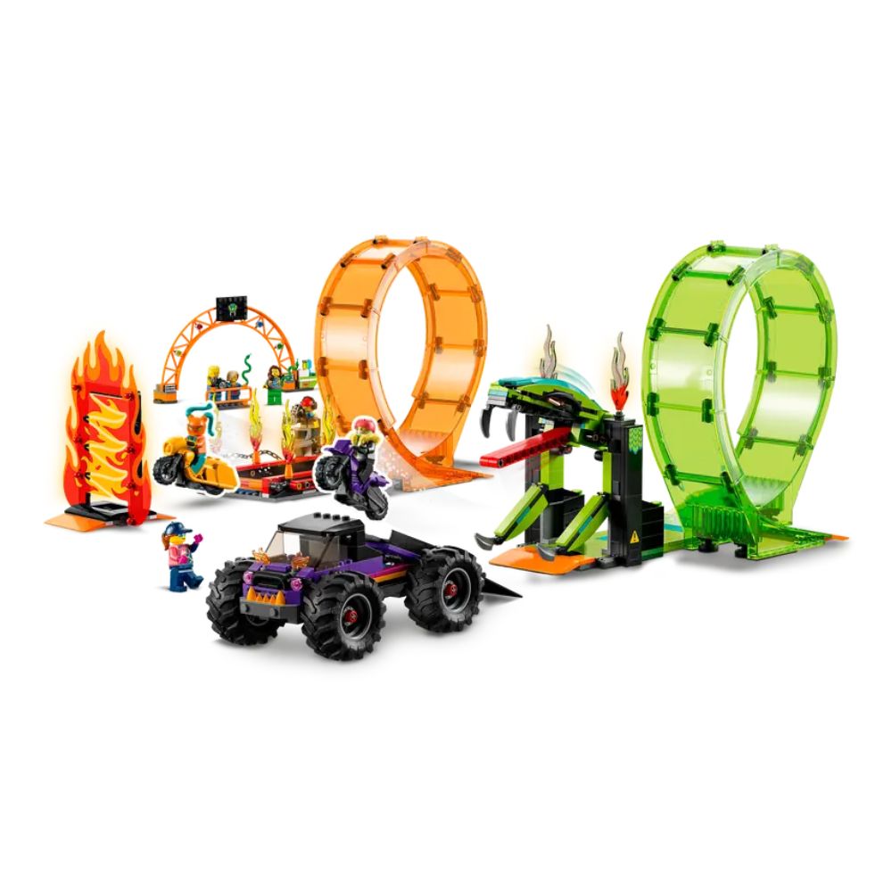 LEGO City Stuntz Ακροβατική Πίστα με Δύο Λουπ 60339 - LEGO, LEGO City, LEGO City Stuntz