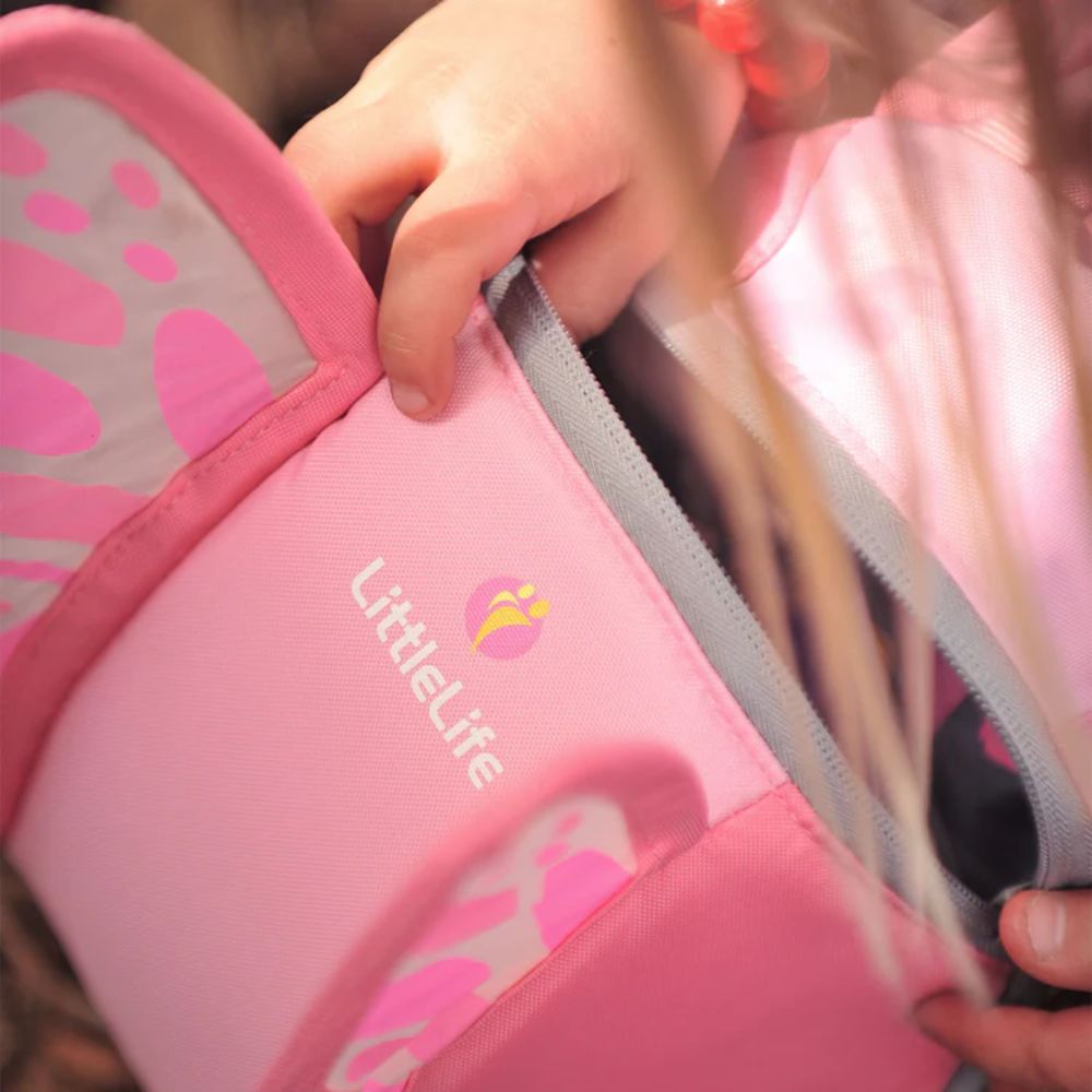 LittleLife Τσάντα Πλάτης Νηπιαγωγείου Πεταλούδα με Λουράκι Ασφαλείας L10860 - LittleLife