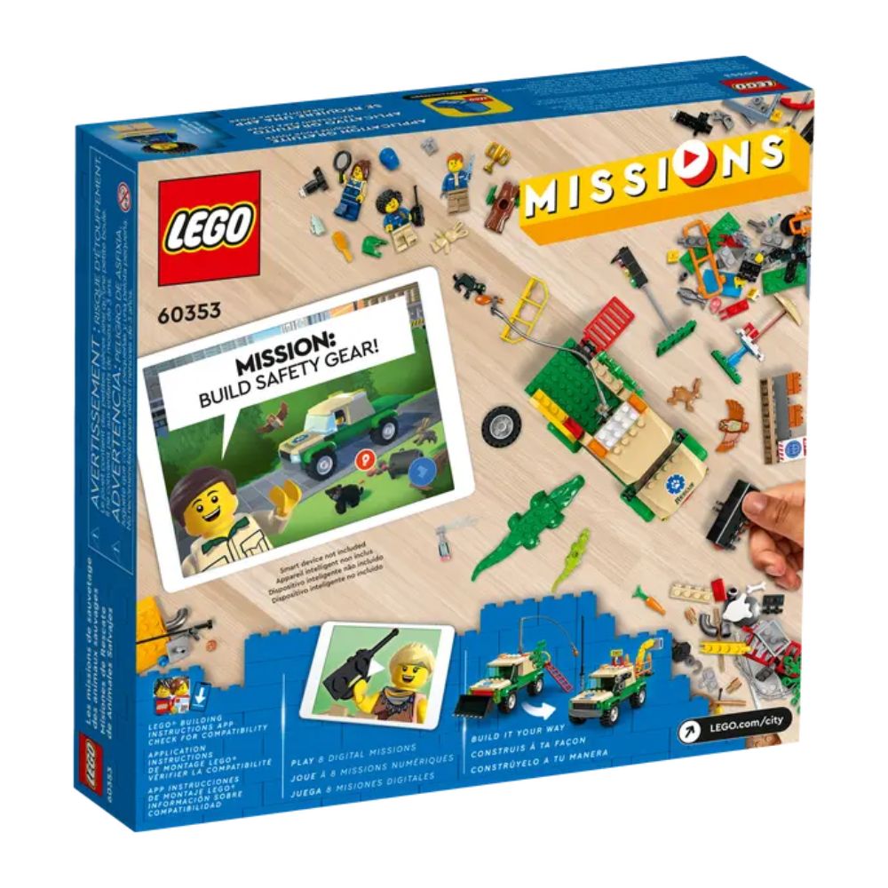 LEGO City Αποστολές Διάσωσης Άγριων Ζώων 60353 - LEGO, LEGO City