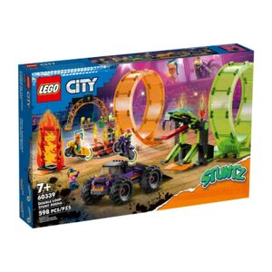 LEGO City Stuntz Ακροβατική Πίστα με Δύο Λουπ 60339 - LEGO, LEGO City, LEGO City Stuntz