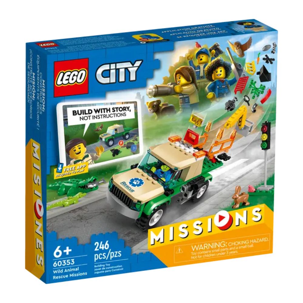 LEGO City Αποστολές Διάσωσης Άγριων Ζώων 60353 - LEGO, LEGO City