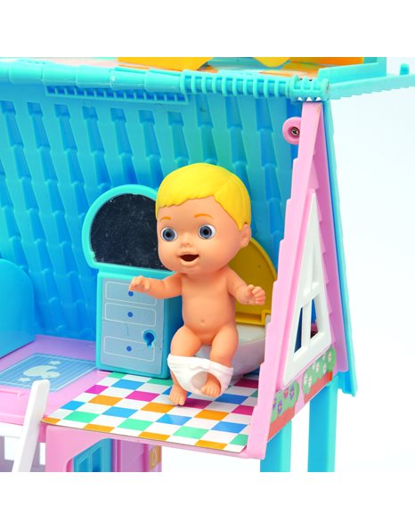 Cicciobello Amicicci Παιχνιδόσπιτο με Κουκλάκι &amp; Ζωάκι CC012000 φωτογραφία