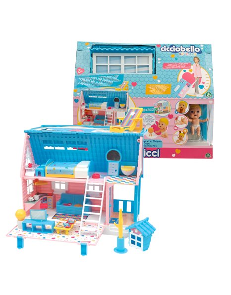 Cicciobello Amicicci Παιχνιδόσπιτο με Κουκλάκι &amp; Ζωάκι CC012000 φωτογραφία