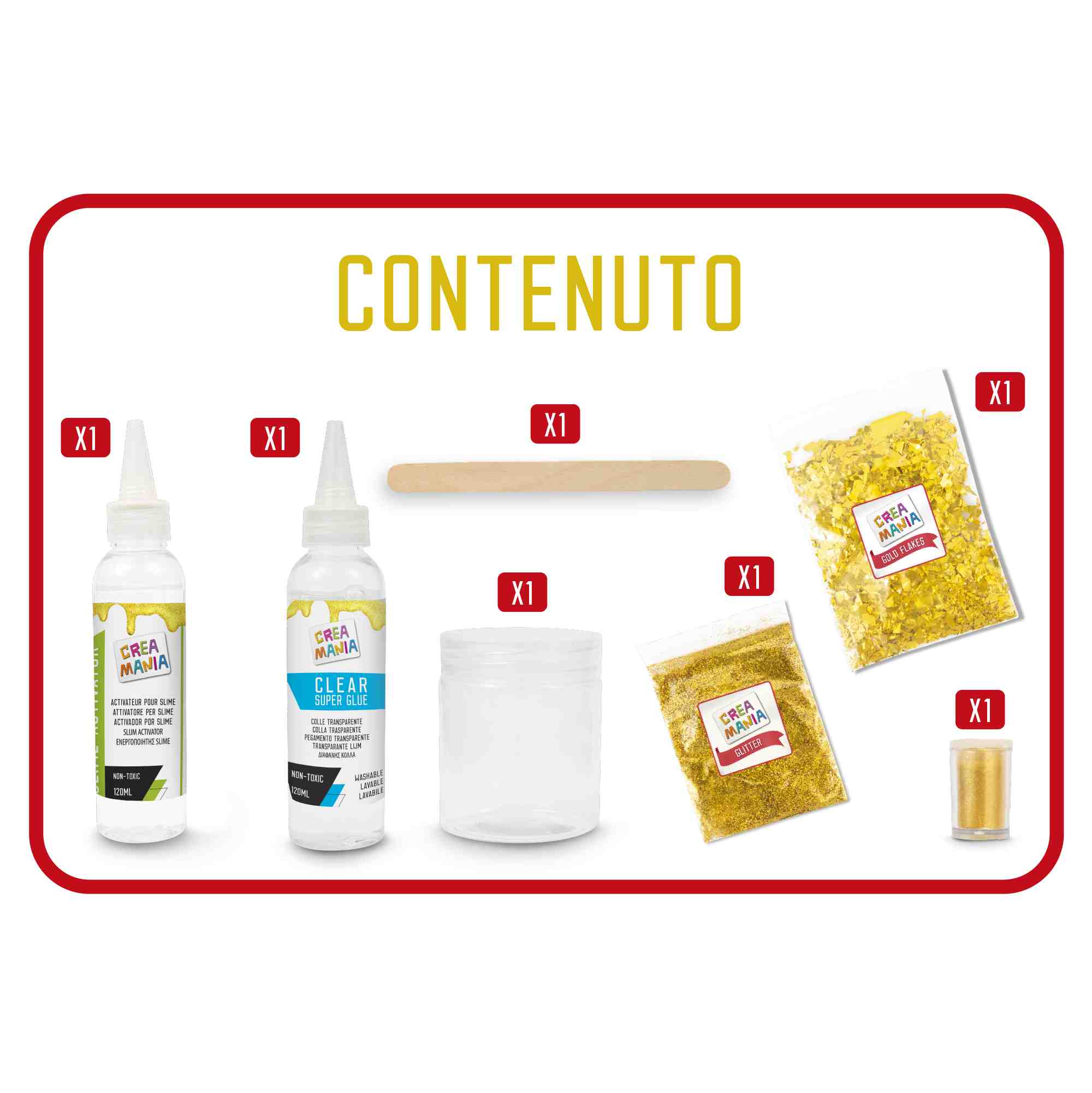 Creamania Κιτ Δημιουργίας Χρυσού Slime με 7 Αξεσουάρ PRG00926 φωτογραφία