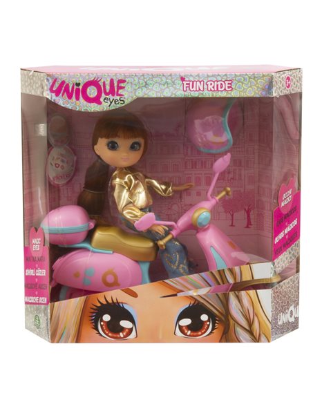 Unique Eyes Fun Ride Κούκλα με Σκούτερ 3 Σχέδια MYM11000 φωτογραφία