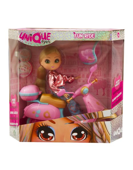 Unique Eyes Fun Ride Κούκλα με Σκούτερ 3 Σχέδια MYM11000 φωτογραφία