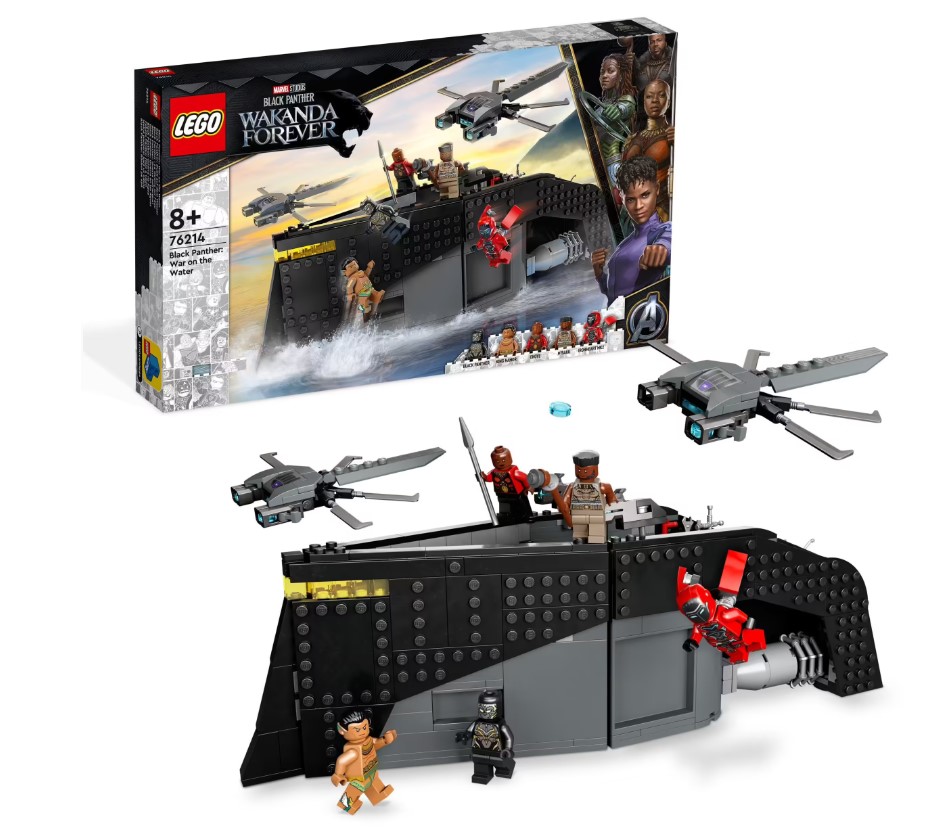 LEGO, LEGO Super Heroes, LEGO Marvel Super Heroes LEGO Marvel Black Panther: War on the Water 76214