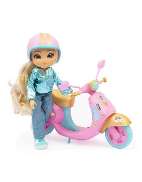 Unique Eyes Fun Ride Κούκλα με Σκούτερ 3 Σχέδια MYM11000 φωτογραφία