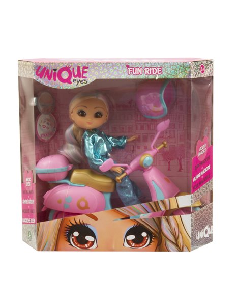 Unique Eyes Fun Ride Κούκλα με Σκούτερ 3 Σχέδια MYM11000 φωτογραφία