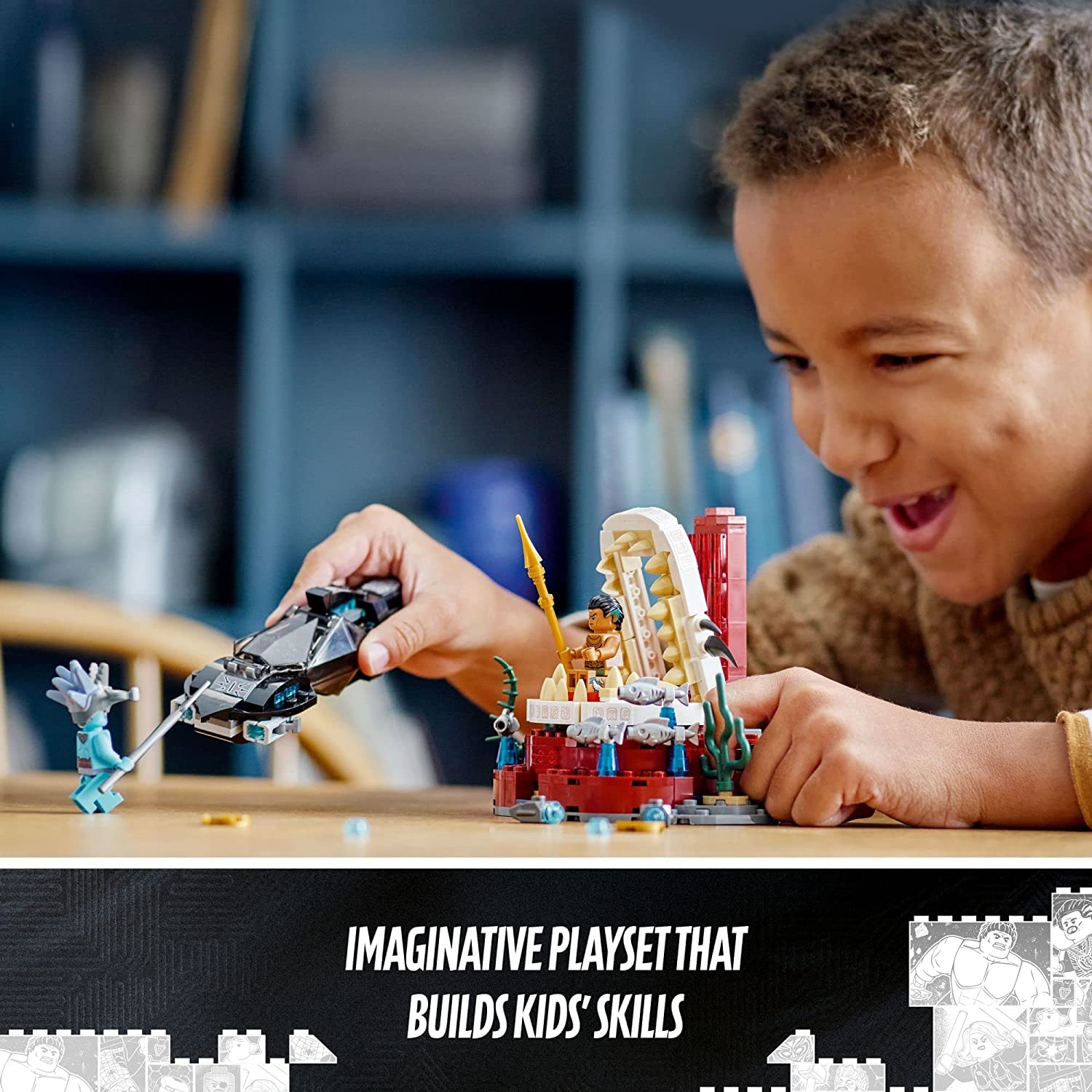 LEGO Super Heroes Black Panther King Namor's Throne Room 76213 φωτογραφία