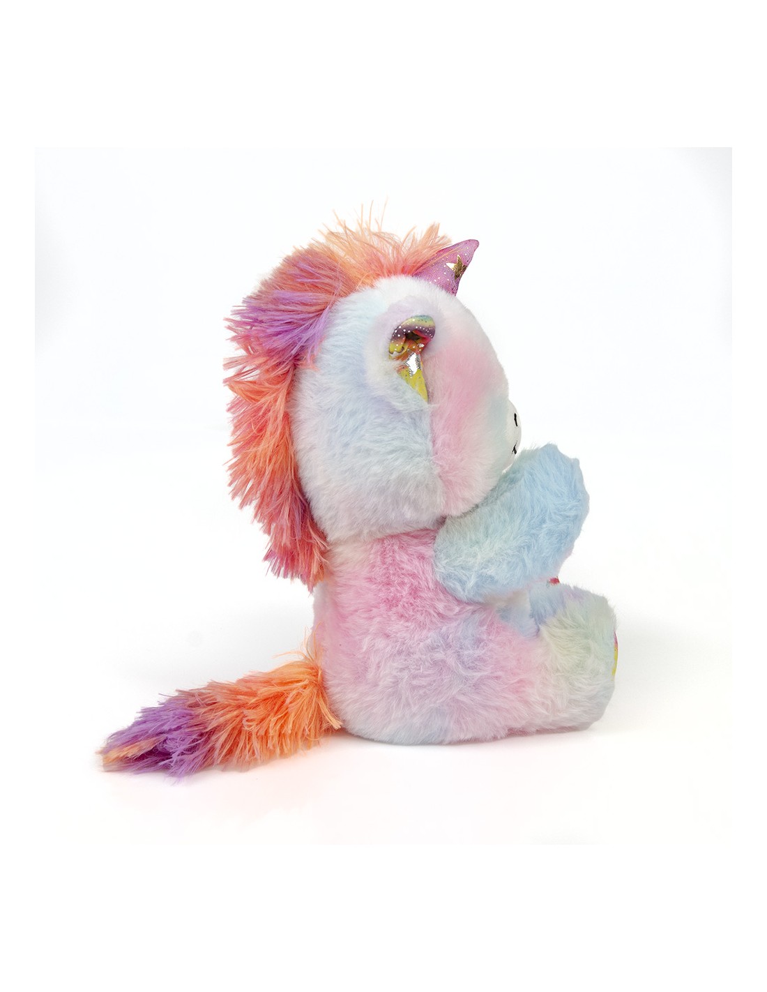 Friendlies Λούτρινος Πολύχρωμος Μονόκερος με Αστεράκια 3 Χρώματα 22εκ. 2073 φωτογραφία