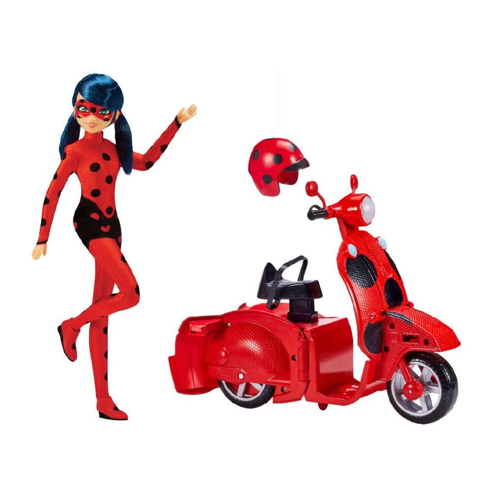 Miraculous Miraculous Σκούτερ με Αποκλειστική Κούκλα Ladybug MRA47000