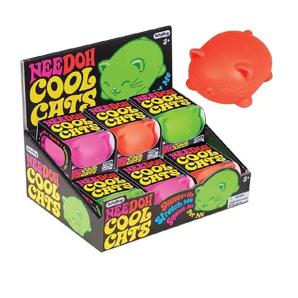 NeeDoh NeeDoh Μπάλα Cool Cats 4 Χρώματα - 1τμχ. 15723539