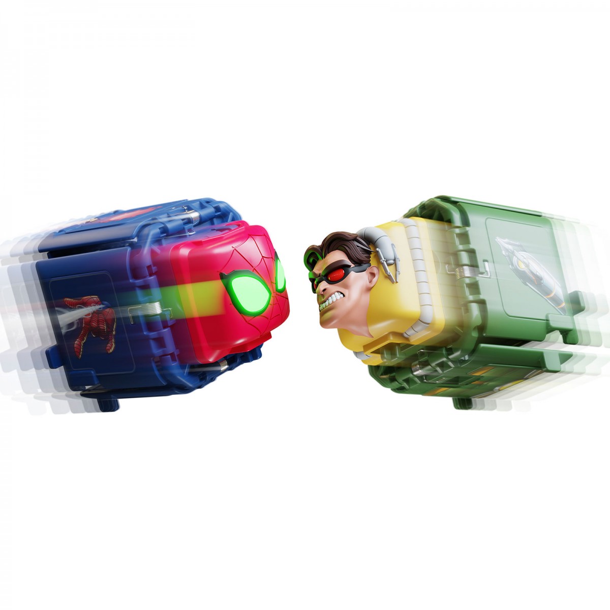 Battle Cubes Dr Octopus Vs Glow Spiderman Set Battle Cubes BATC902DOGS φωτογραφία