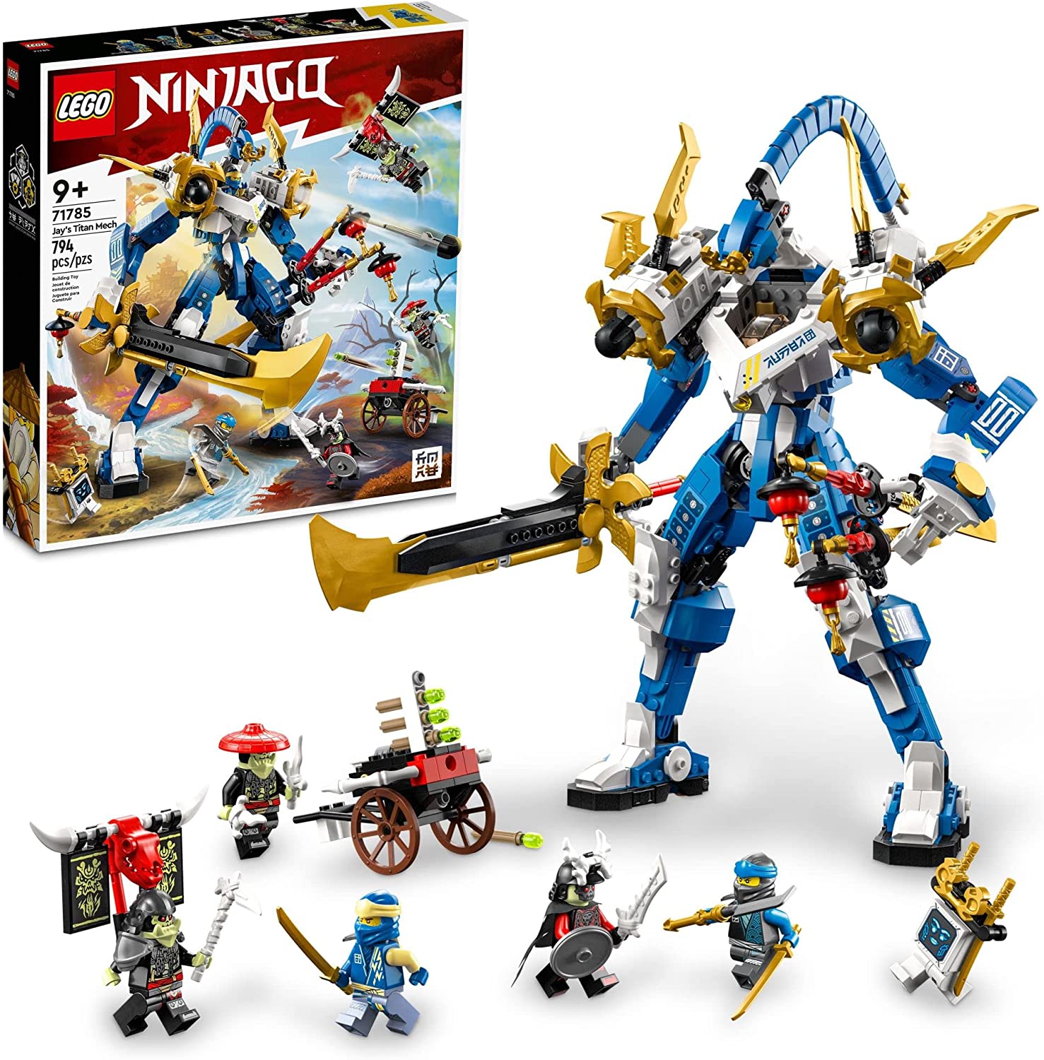 LEGO, LEGO Ninjago LEGO Ninjago Jay’s Titan Mech 71785
