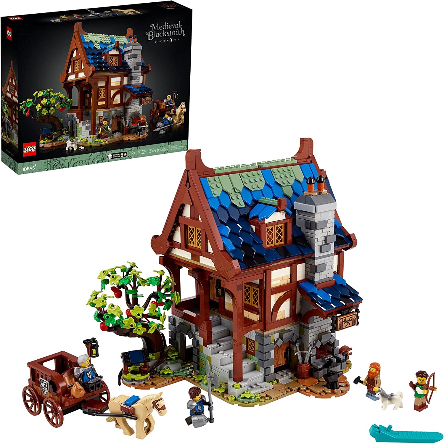 LEGO Ideas Medieval Blacksmith 21325 - LEGO, LEGO Ideas