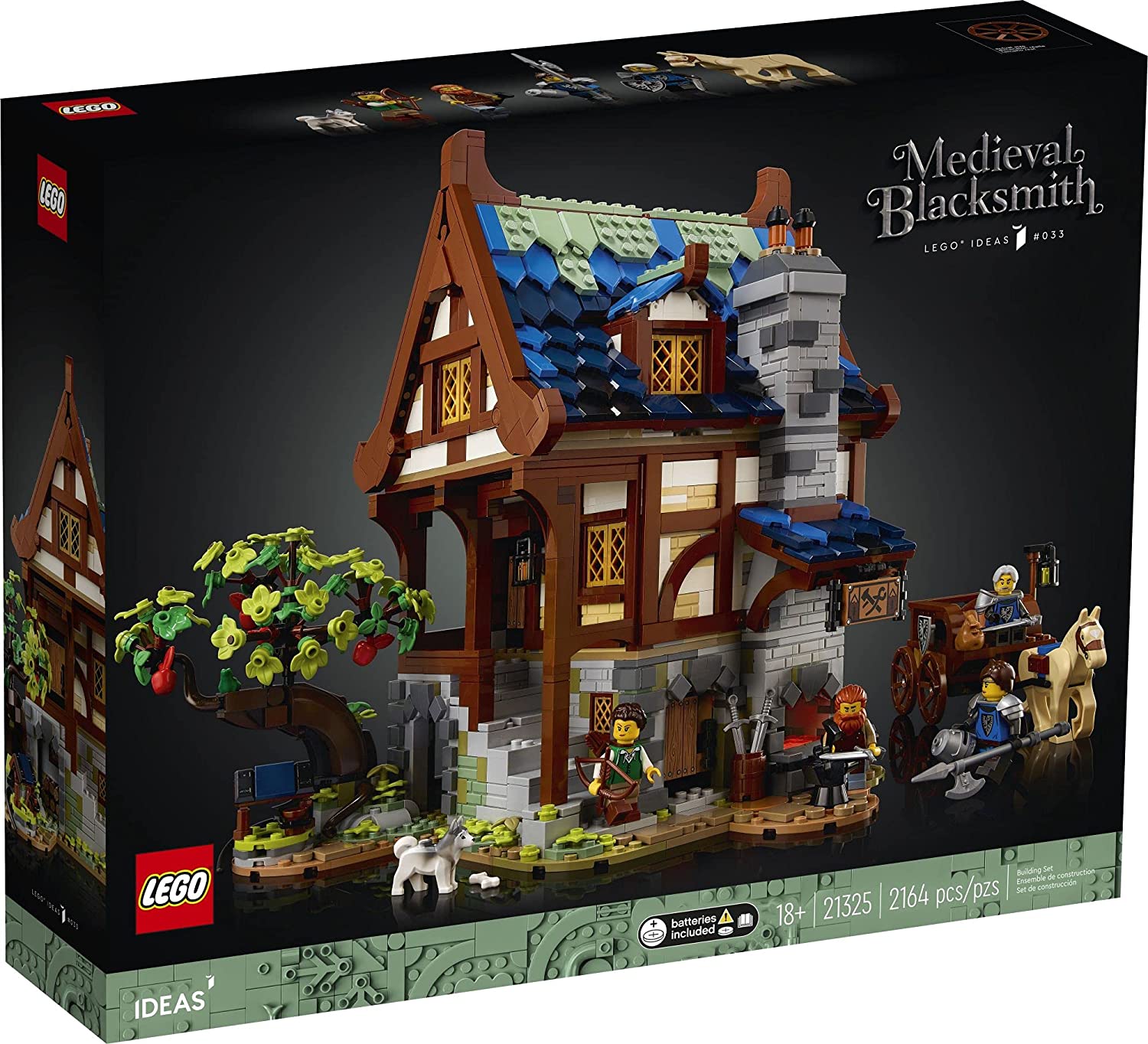 LEGO Ideas Medieval Blacksmith 21325 - LEGO, LEGO Ideas