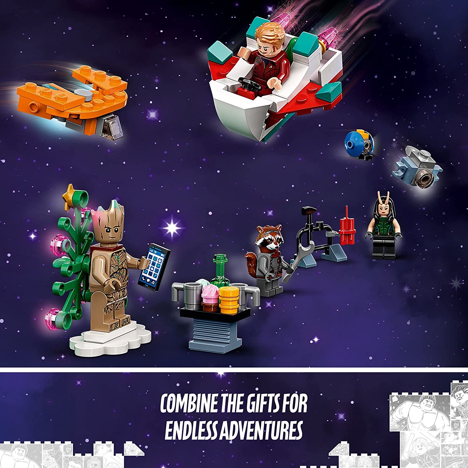 LEGO Marvel Super Heroes Guardians Of The Galaxy Advent Calendar 76231 φωτογραφία