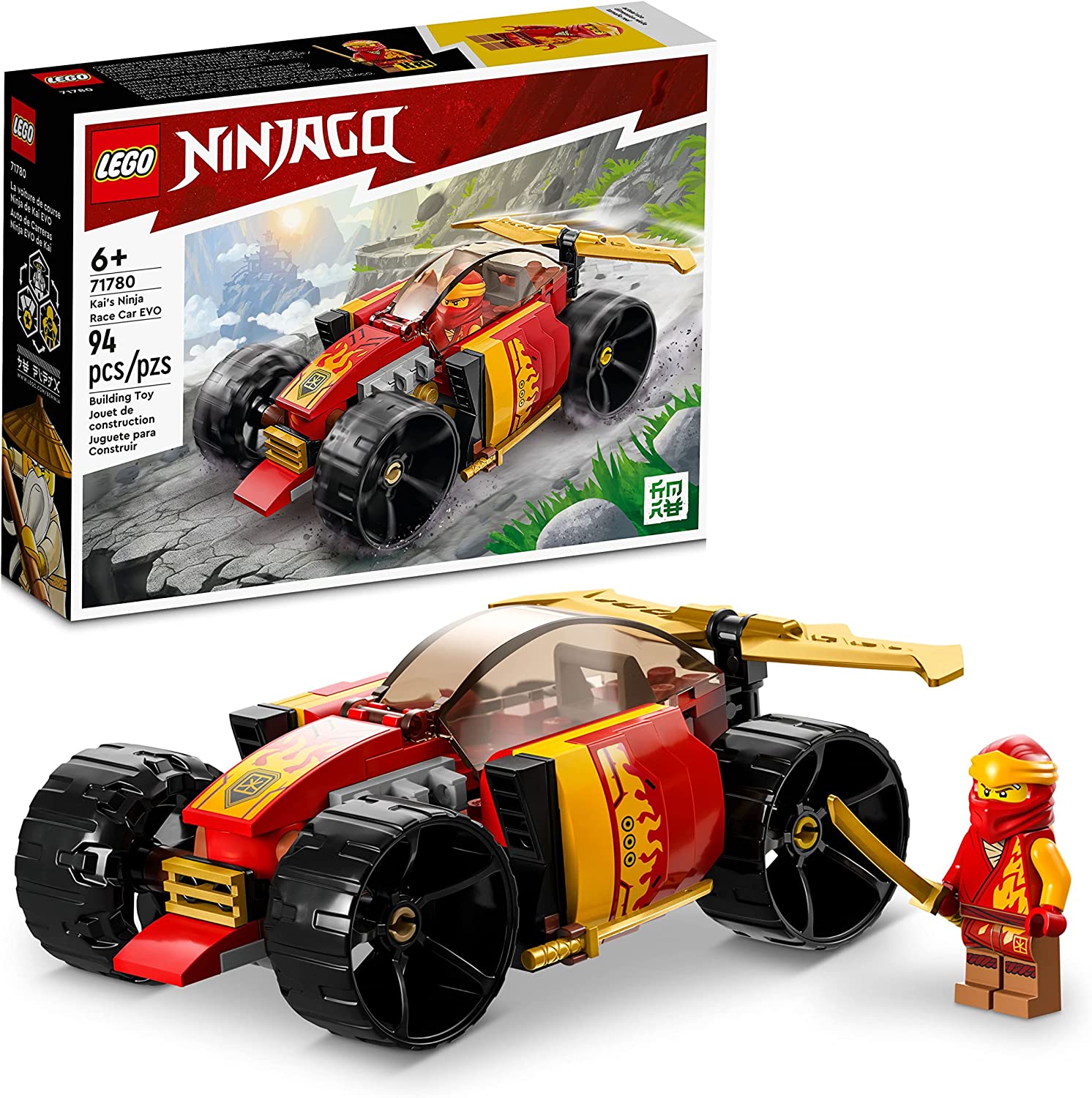 LEGO, LEGO Ninjago LEGO Ninjago Kai’s Ninja Race Car EVO 71780