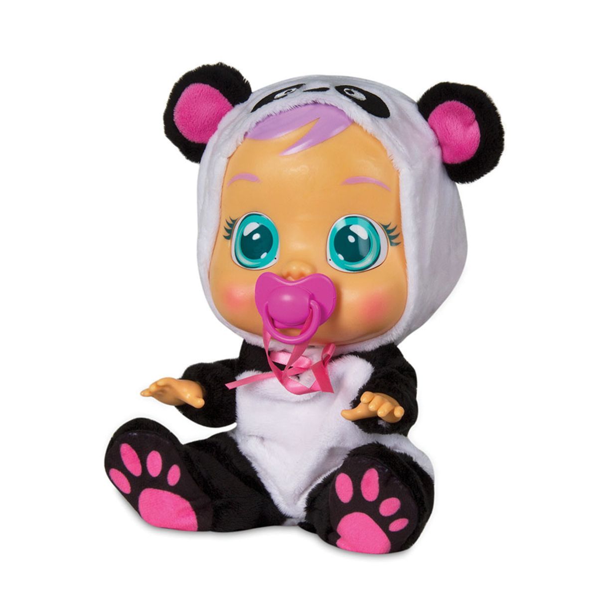 Cry Babies Κλαψουλίνια Pandy- Διαδραστική Κούκλα Πάντα Κλαίει Με Αληθινά Δάκρυα 4104-98213 - Cry Babies