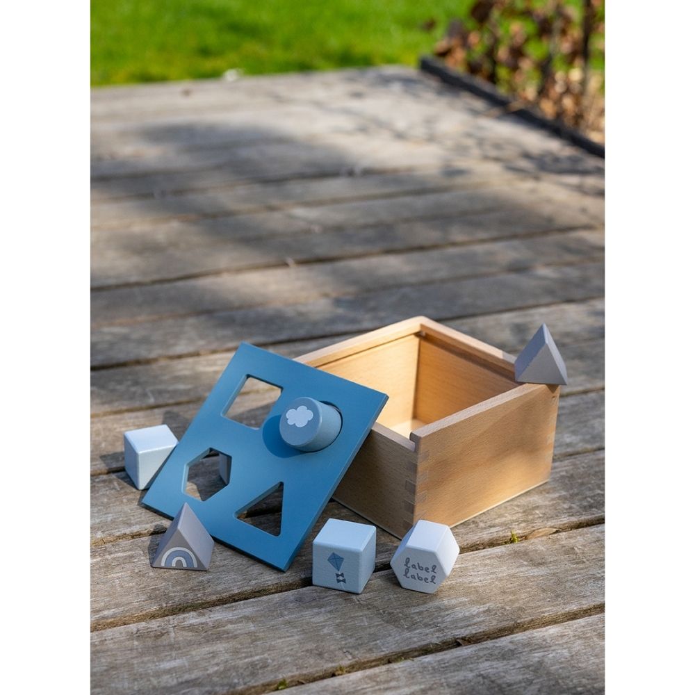 Label Label Ξύλινο Κουτί Ταξινόμησης Μπλε LLWT-25057 φωτογραφία