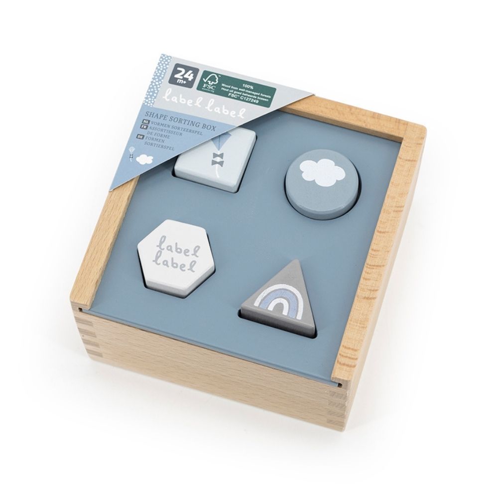 Label Label Ξύλινο Κουτί Ταξινόμησης Μπλε LLWT-25057 φωτογραφία
