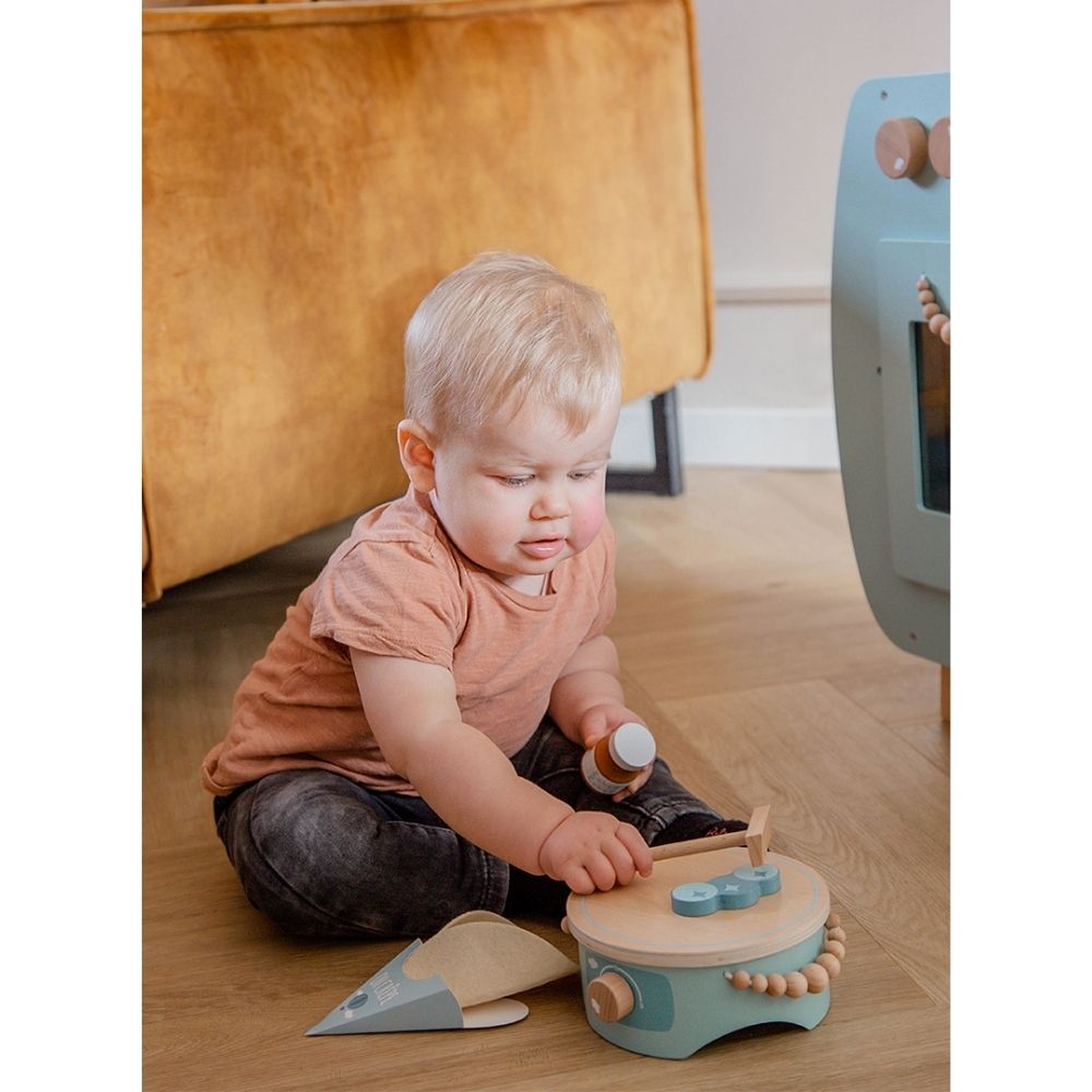 Label Label Ξύλινη Κρεπιέρα Πράσινη LLWT-34727 φωτογραφία