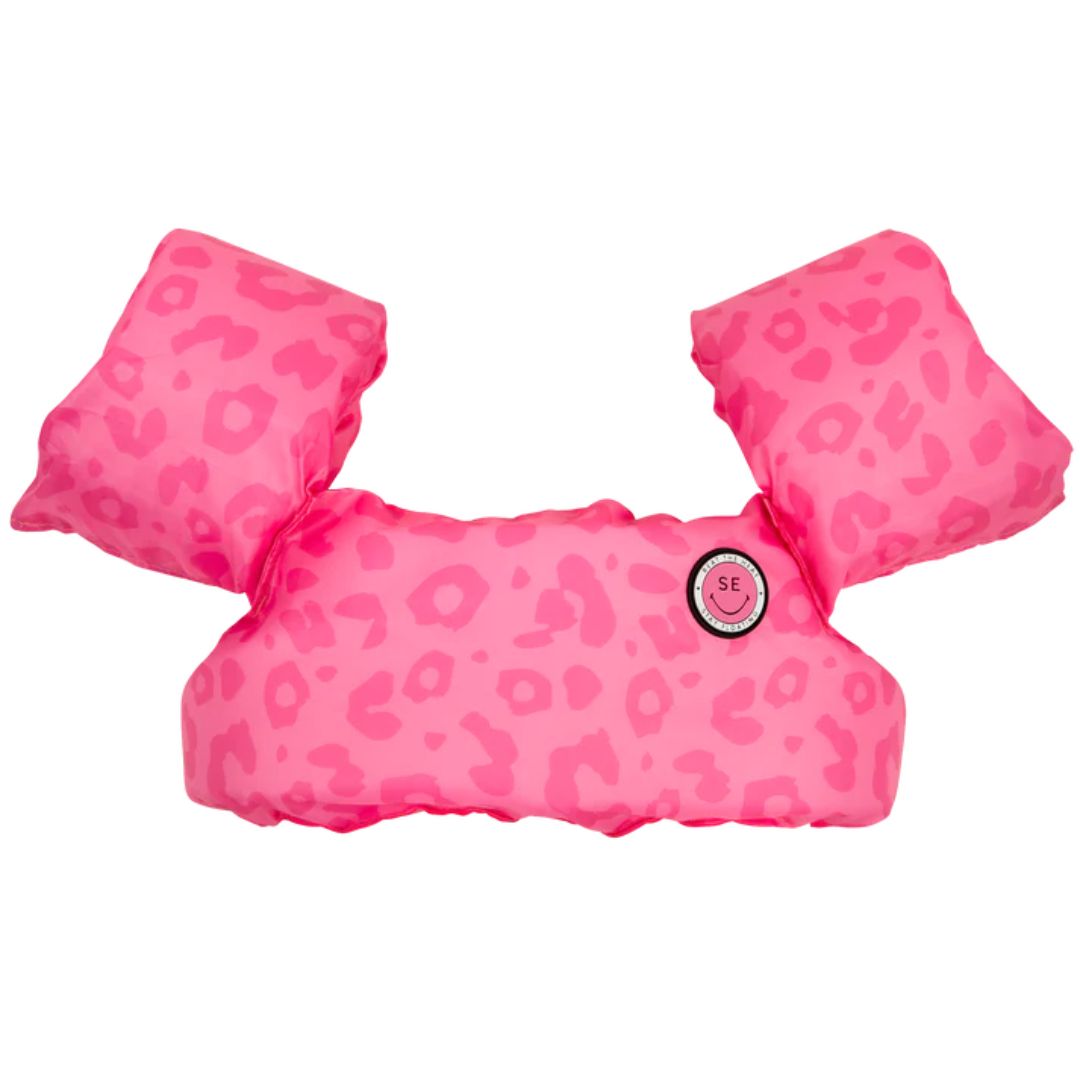 Swim Essentials: Μπρατσάκια με Σωσίβιο για 15-30 κιλά "Pink Leopard" SWE-2020SE139 - Swim Essentials