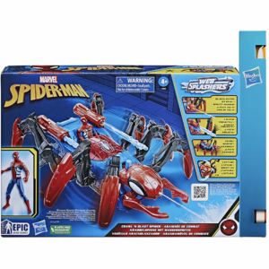 Λαμπάδα Spider-Man Crawl And Capture Spider Όχημα F7845 - Spider-Man