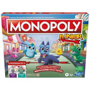 Hasbro Gaming Monopoly Junior 2 σε 1 F8562 - Hasbro Gaming, Monopoly