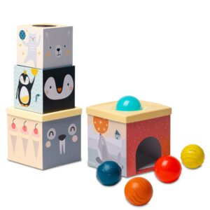 Taf Toys Εκπαιδευτικό Παιχνίδι North Pole Ball Drop Stacker T-12735 - Taf Toys