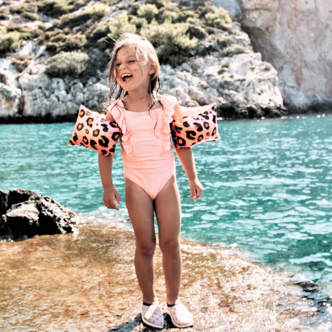 Swim Essentials: Μπρατσάκια 0-2 ετών "Rose Gold Leopard" SWE-2020SE34 - Swim Essentials