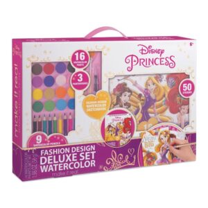 Make it Real Disney Princess: Fashion Design Deluxe Set Watercolor (4252) - Make it Real