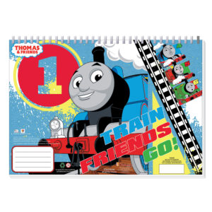Μπλοκ Ζωγραφικής Thomas The Train 23x33 εκ., 40 Φύλλα, Aυτοκόλλητα-Στενσιλ-2 Σελίδες Χρωματισμού, 2 Σχέδια 000570450 - Thomas and Friends
