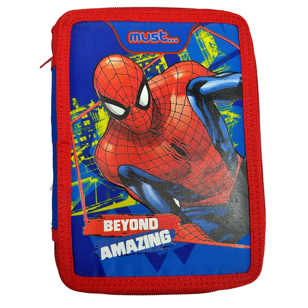 Σχολική Κασετίνα Διπλή Γεμάτη Spiderman Beyond Amazing Must  000508123 - Must