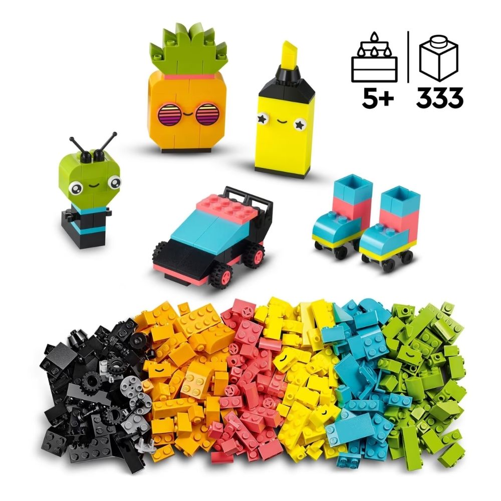 LEGO Classic Δημιουργική Διασκέδαση Σε Νέον Χρώματα 11027 - LEGO, LEGO Classic