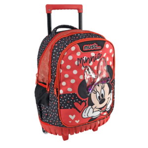 Σχολική Τσάντα Τρόλεϊ Δημοτικού Disney Minnie Mouse Must 3 Θήκες 000563479 - Must