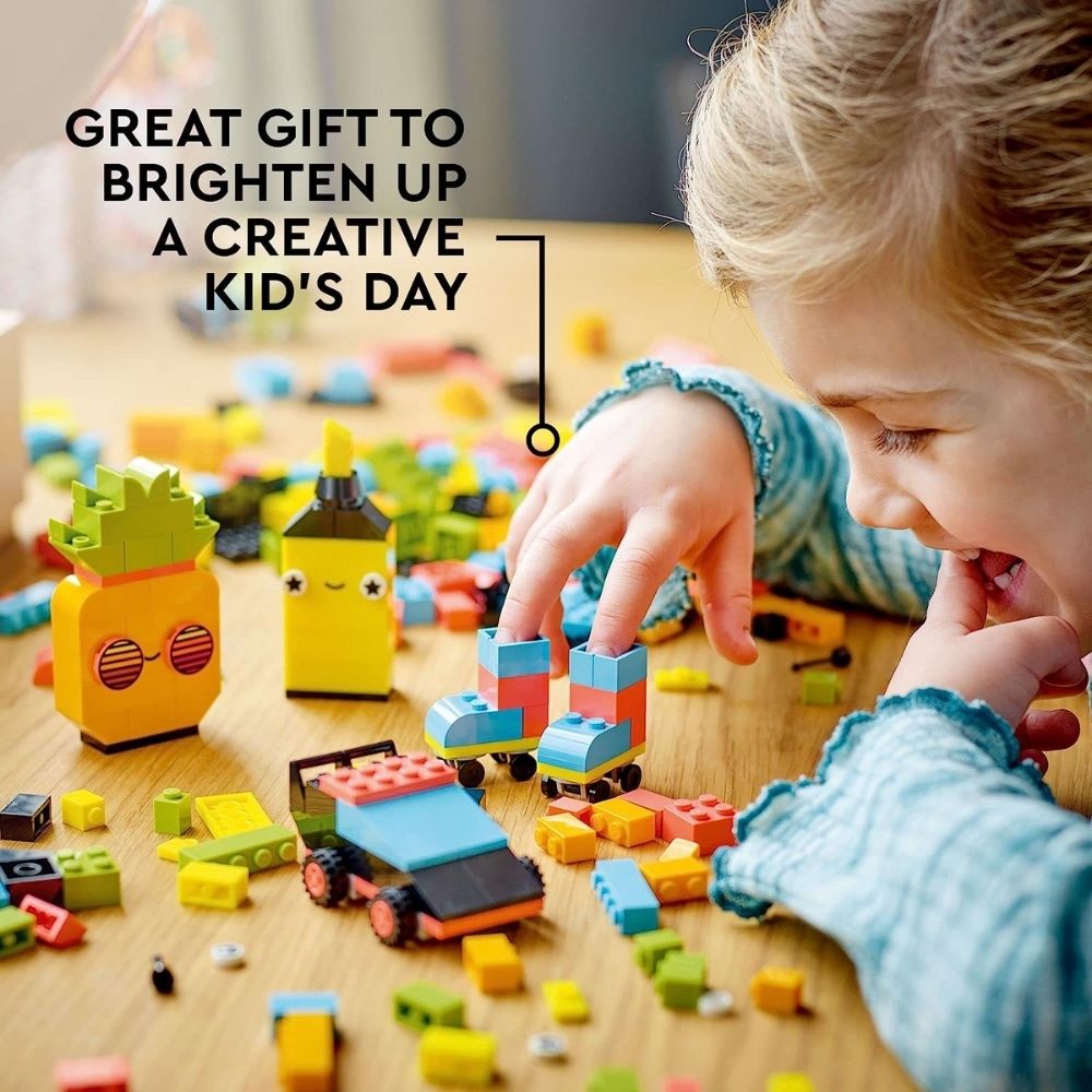 LEGO Classic Δημιουργική Διασκέδαση Σε Νέον Χρώματα 11027 - LEGO, LEGO Classic