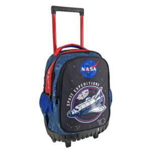 Σχολική Τσάντα Τρόλεϊ Δημοτικού NASA Space Expeditions 3 Θήκες 000486033 - Must