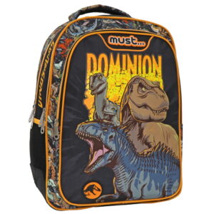 Σχολική Τσάντα Πλάτης Δημοτικού Jurassic Dominion Must 3 Θήκες 000570895 - Must