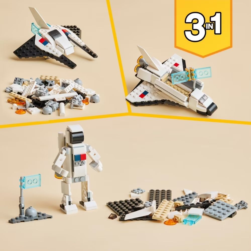 LEGO Creator 3 in 1  Space Shuttle 31134 - LEGO, LEGO Creator