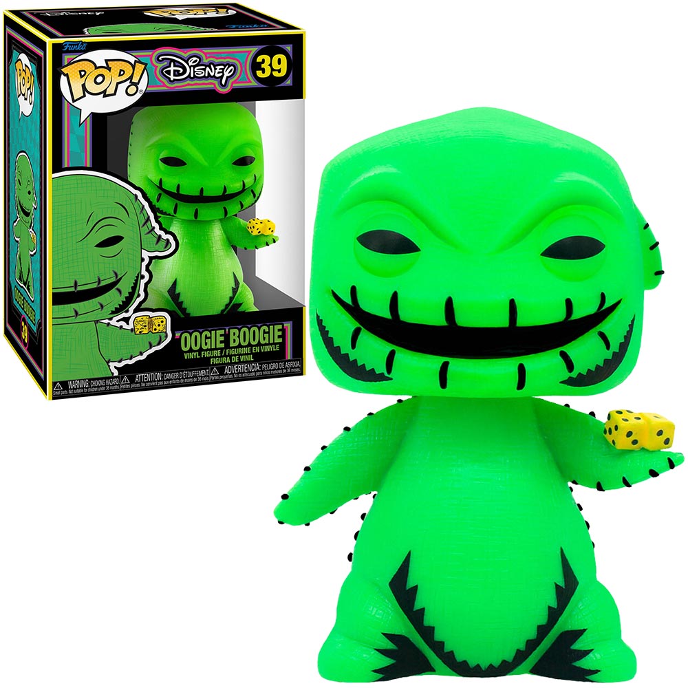 Funko Pop! Disney: The Nightmare Before Christmas - Oogie Boogie (Blacklight) #39 Vinyl Figure - Funko Pop!