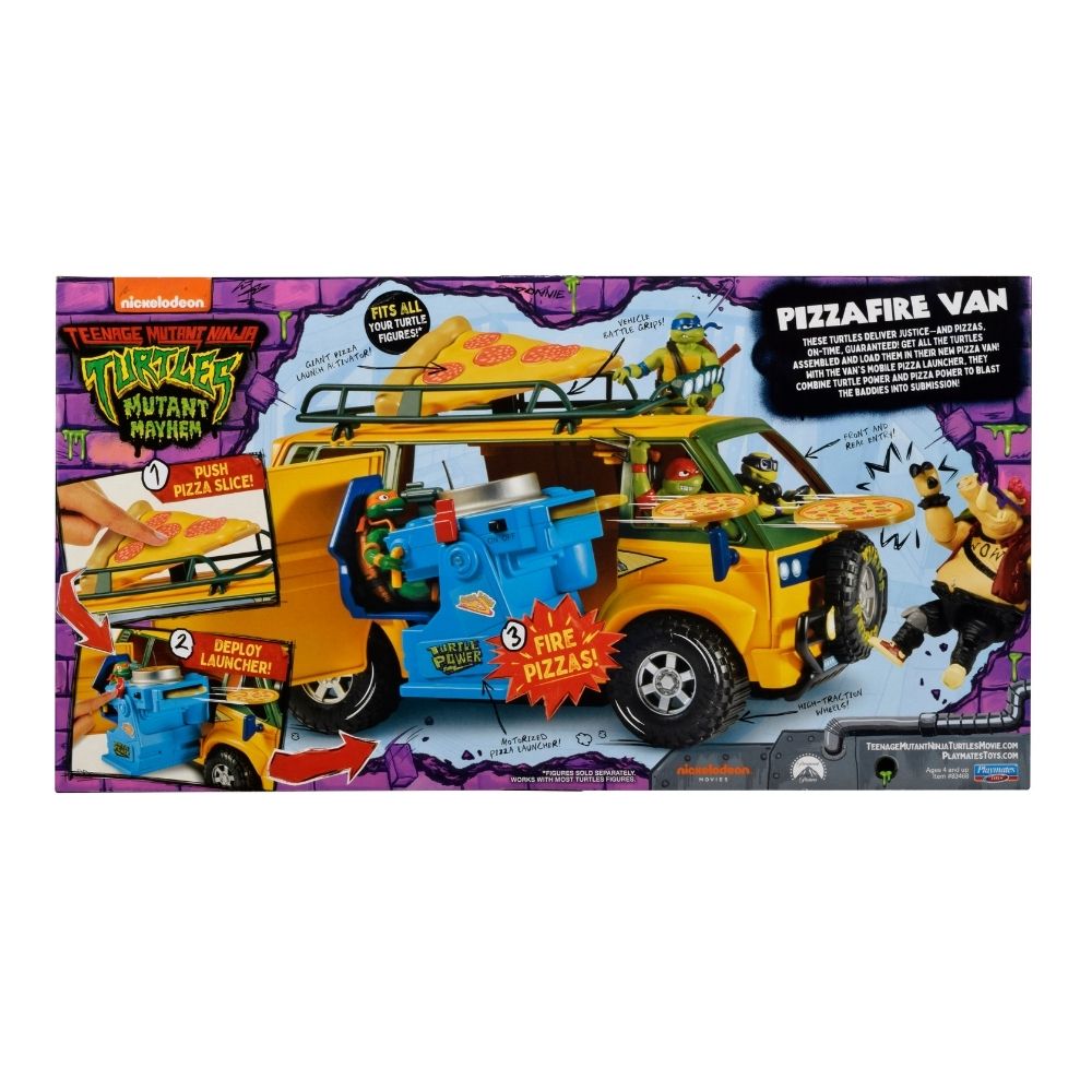 Tmnt Movie Χελωνονιντζάκια Όχημα Pizza Van TU804000 - Teenage Mutant Ninja Turtles