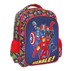 Σχολική Τσάντα Πλάτης Δημοτικού Avengers Assemble 3 Θήκες 000506091 - Must