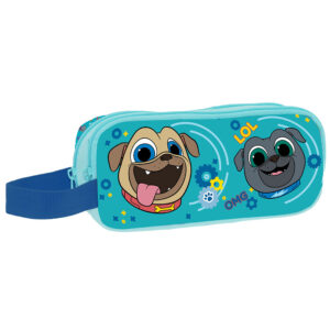 Σχολική Κασετίνα Βαρελάκι Puppy Dog 2 Θήκες  000562356 - Disney