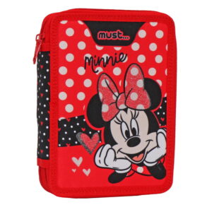 Σχολική Κασετίνα Διπλή Γεμάτη Disney Minnie Mouse Must  000563480 - Must