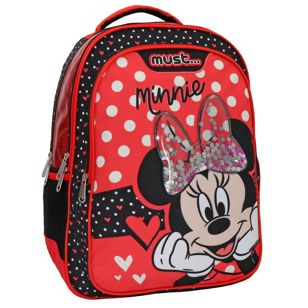 Σχολική Τσάντα Πλάτης Δημοτικού Disney Minnie Mouse Must 3 Θήκες 000563420 - Must