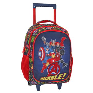 Σχολική Τσάντα Τρόλεϊ Δημοτικού Avengers Assemble 3 Θήκες 000506101 - Must